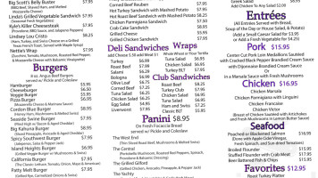 Corner Deli Cafe Island Heights menu