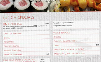 Midtown Sushi Ramen menu
