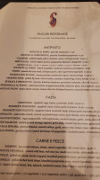 Zingari Ristorante + Jazz Bar menu