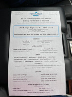 Fish Fizz menu