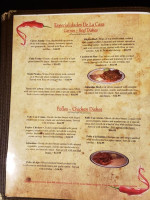 Esther's Mexican menu