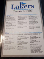 Lakers Tavern And Pizza menu