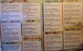 Fat Willys menu