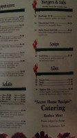 Zorbas Mediterrean Grill menu