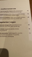 Oda Mediterranean Cuisine menu