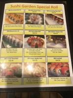 Sushi Gardens menu