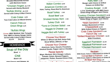 City Hall Cafe And Grille menu