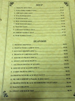 Hong Kong Seafood menu