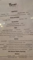 Twist Midtown Grill menu