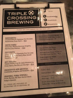 Triple Crossing Beer Fulton menu