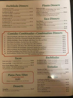 Chuy's menu