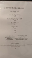Aspen House menu
