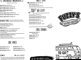 Fuzzy's Taco Shop menu
