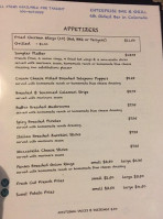 Enterprise Grill menu
