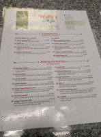 Wally's Cafe (rocklin Sunset Blvd) menu