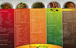 Bebe Fritay menu