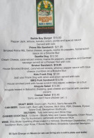 Bottle Bay Resort Marina menu