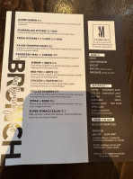 Morrow's menu