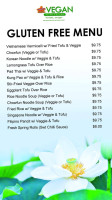 Phở Vegan Asian Cuisine menu
