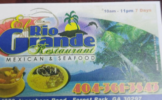 El Rio Grande food