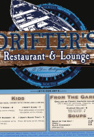 Drifters And Lounge menu