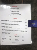 European Deli menu
