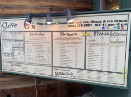 Steve-o's menu