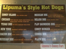 Lipuma's Coney Island menu