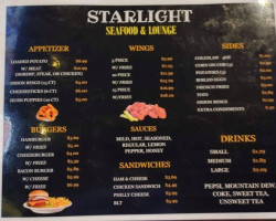 Starlight Sports Grill (bar) menu