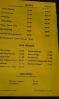 Joey's Seafood Shack menu