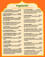Himalayan Taste menu