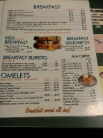 B&f Diner menu