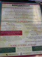 The Cornerstone Bakery Cafe menu