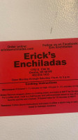 Erick's Enchiladas food
