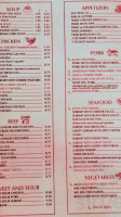 Chop Suey Inn menu