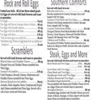 Gus' Diner menu