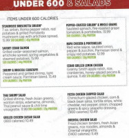 Applebee's Grill menu
