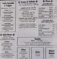 Lisa's Bar Restaurant menu