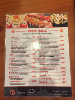 Sushi House menu