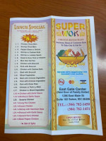 Super Wok menu