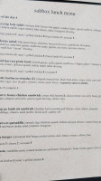 Johnston's Salt Box menu