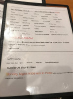 One Third Asian House menu