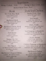 Rockland House menu