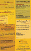 Little Anita's Mexican Foods menu