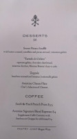 Aventine menu