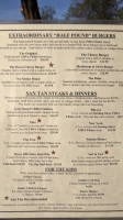 San Tan Flat  menu