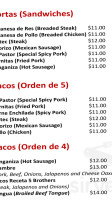 5 Brothers Taqueria menu