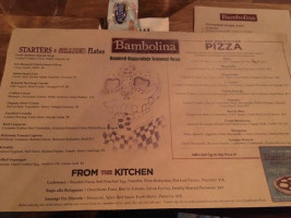 Bambolina menu