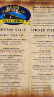 Saluda Whistle Stop Pizza Wings, Adams Tavern menu