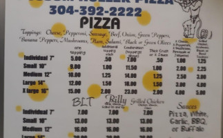 Possum Holler Pizza menu